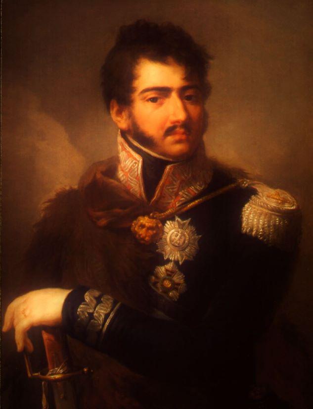 Józef Antoni Poniatowski Marschall von Frankreich 1763-1813  Josef Grassi. 26.0 x 20.0 x 0.3 cm.