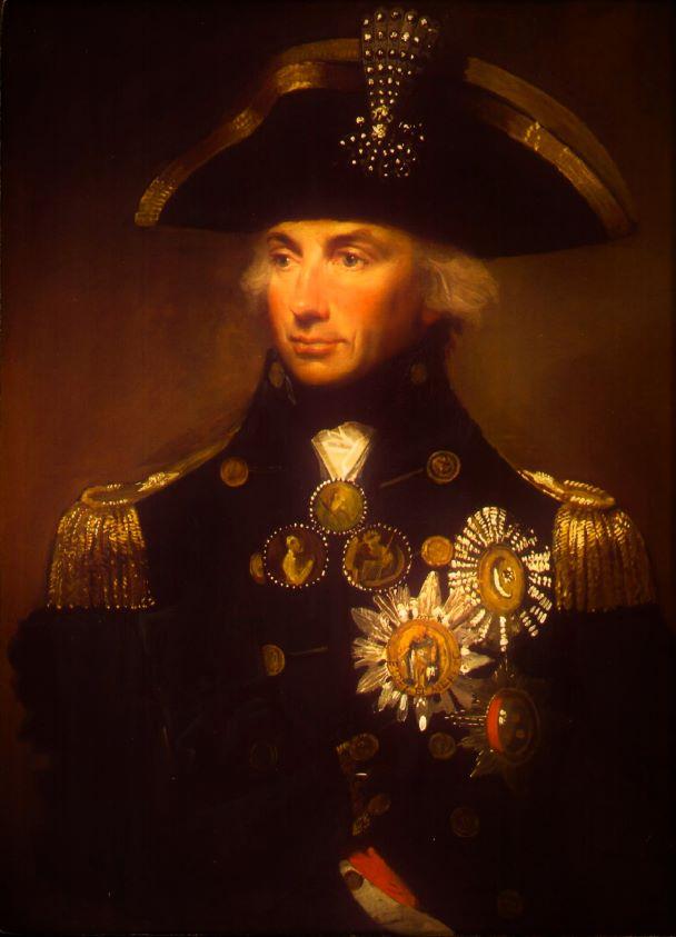 Admiral Horatio Nelson 1758-1805 Lemuel "Francis" Abbott. 19.0 x 25.0 x 0.3 cm.